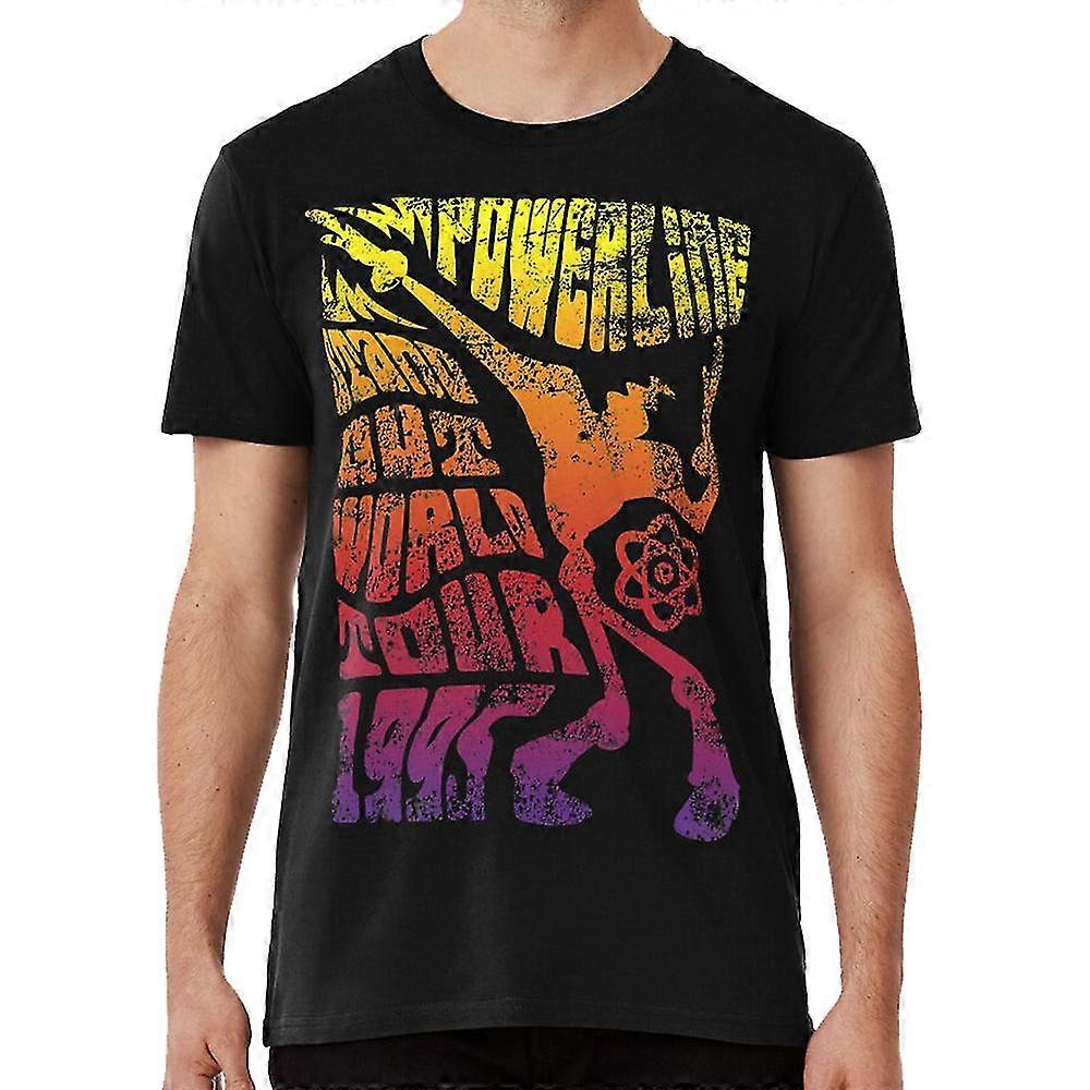 Koncertné tričká Powerline kapely vyniknú