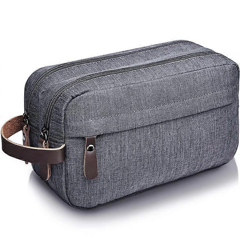 Toiletry bag with large capacity Gray Gray