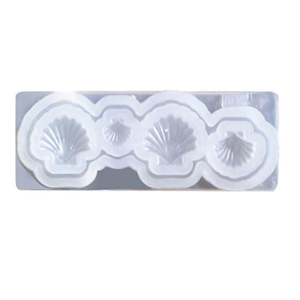 3d Mini For Shell Shaped  Silicone Molds Epoxy Resin Casting Mold Handmade Tool