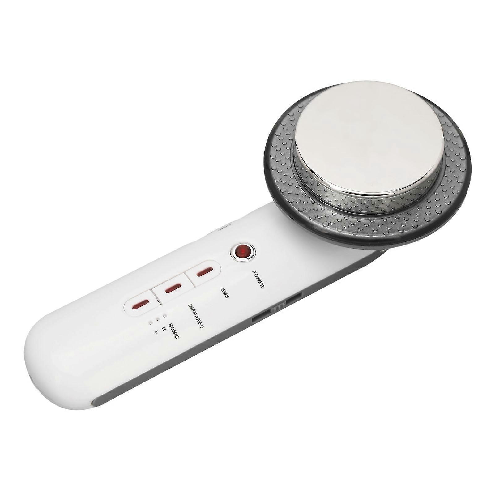 3 in 1 Handheld Body Slimming Machine High Frequency Microvibration 4 LED Lights Body Shaping Device 100240V UK Plug