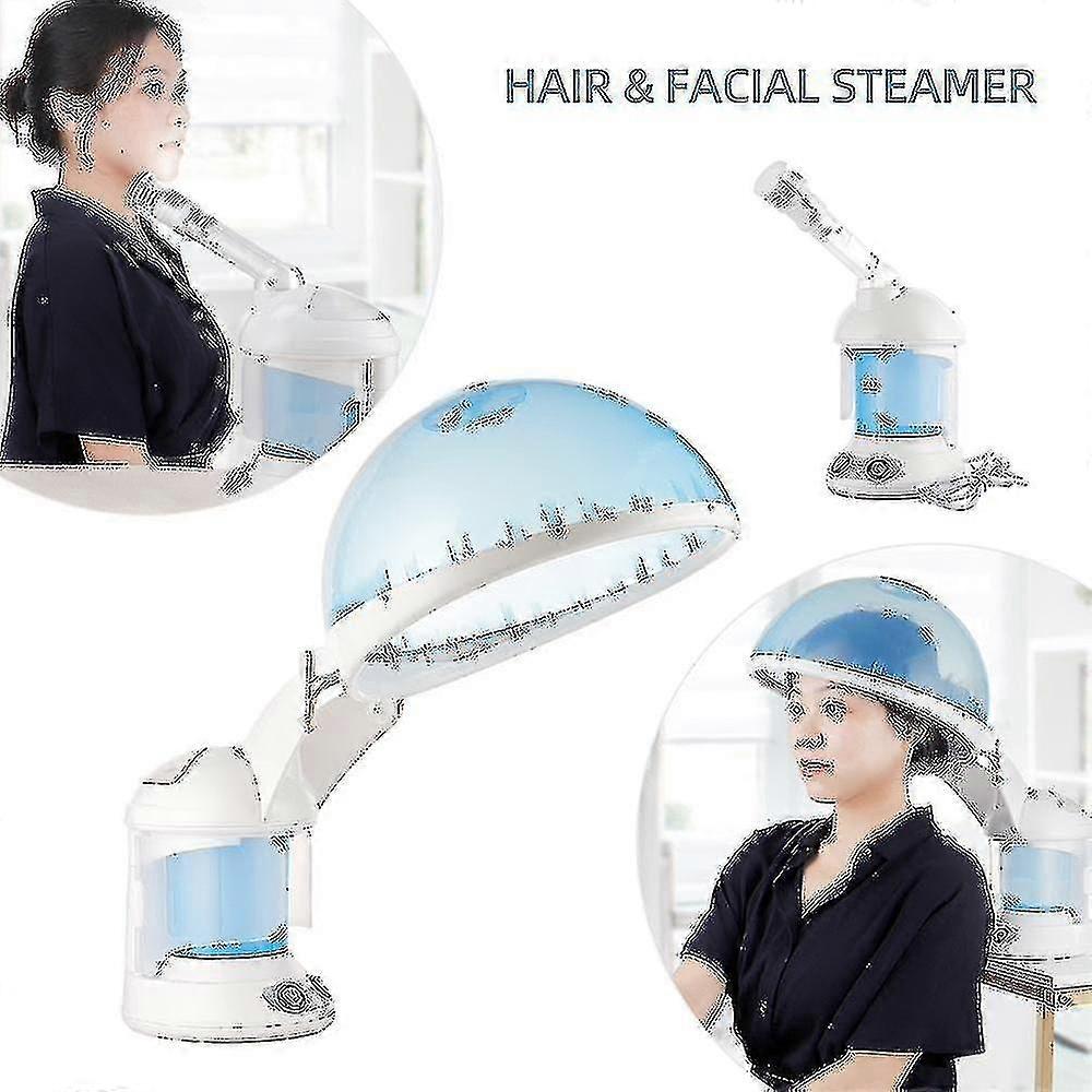 2 في 1 الشعر الوجه باخرة ضباب ساخن الجلد ترطيب الهواء المرطب غطاء الشعر أيون المرذاذ سبا التدفئة الضباب فوهة البخاخات Kb