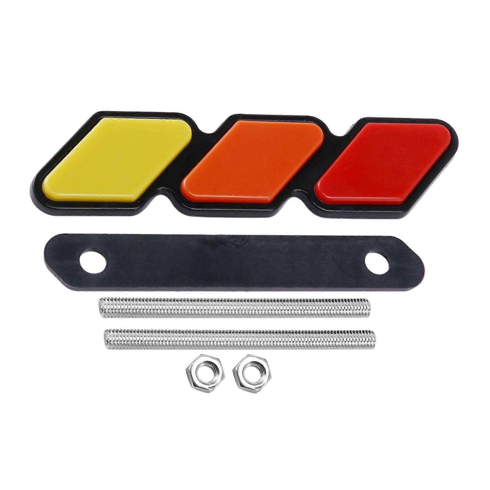 Tri-Color Front Grille Badge Emblem for Tacoma 4Runner Highlander