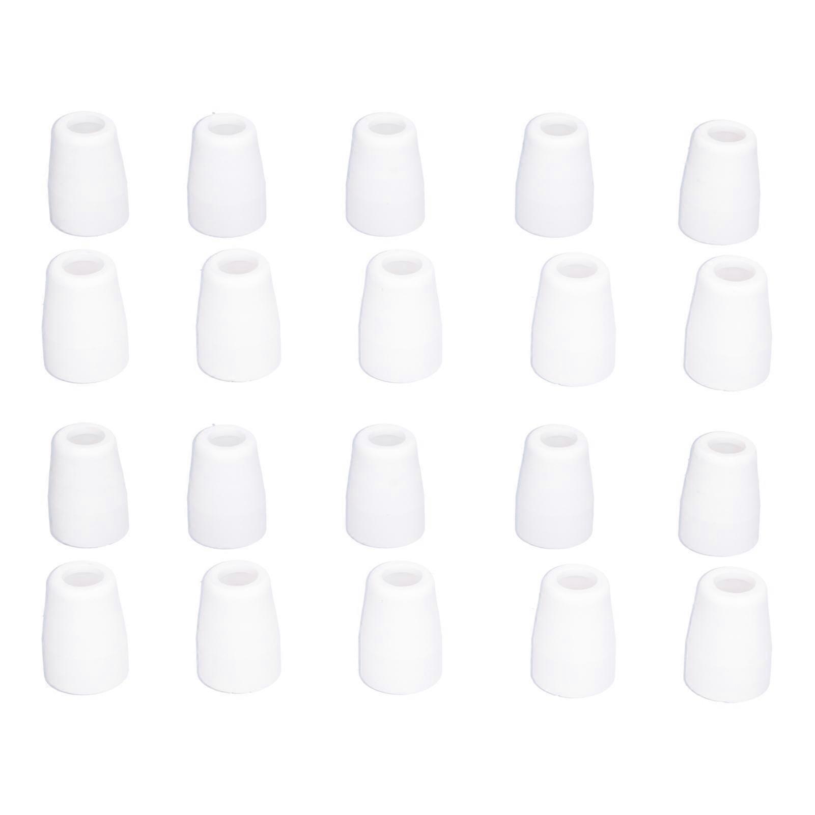 20Pcs κεραμικά εξαρτήματα ασπίδας φανών κοπής αέρα κυπέλλου κοπής πλάσματος για TC?60