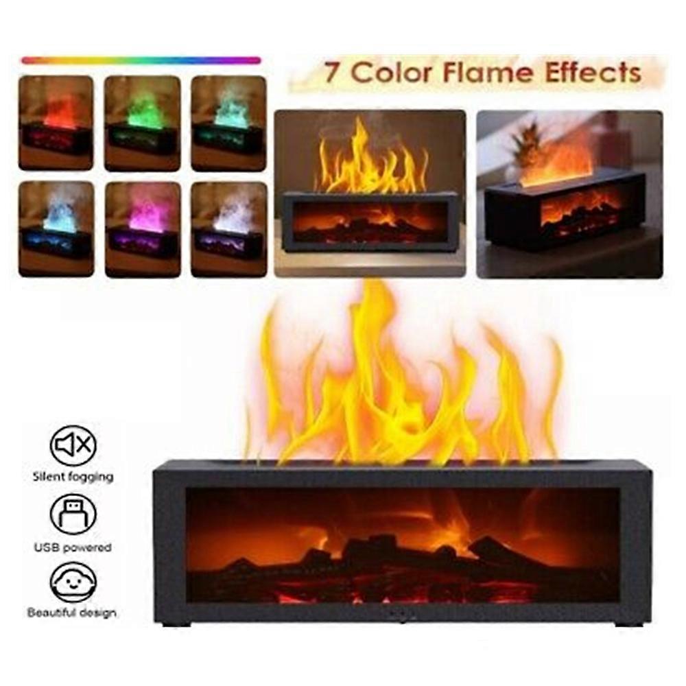 موزع الموقد الصغير الخاص بي للزيوت الأساسية ، مرطب رائحة اللهب مع جهاز التحكم عن بعد