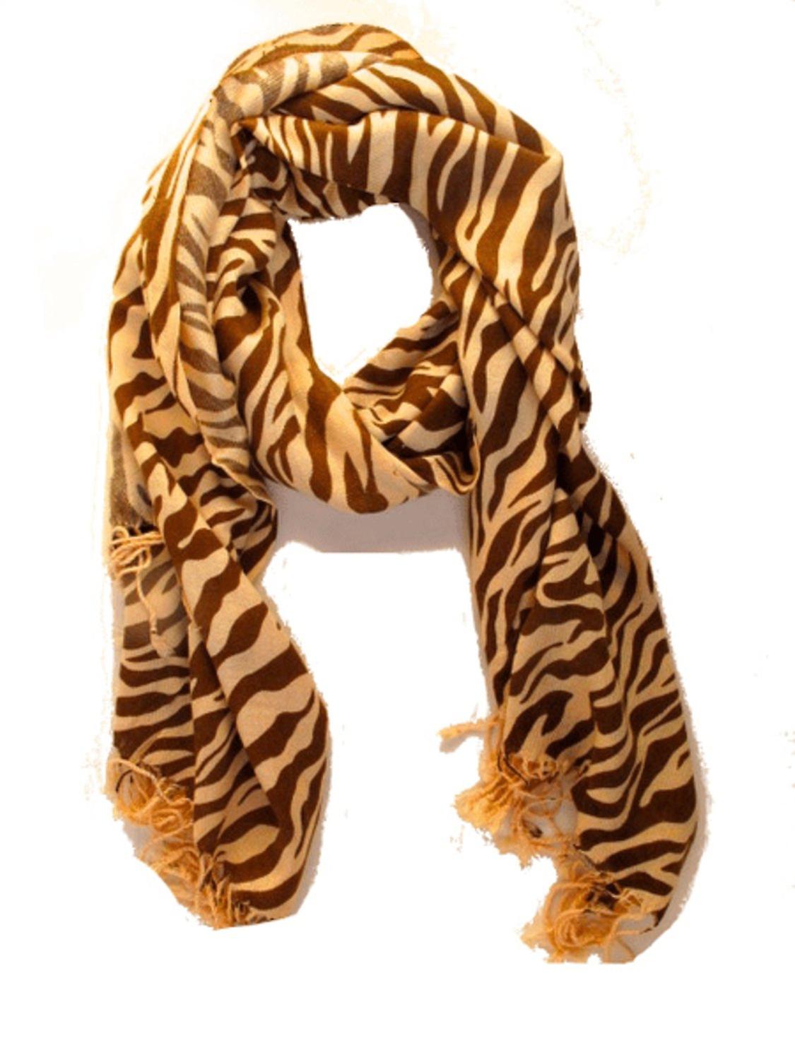 Scarf - Zebra brown 
