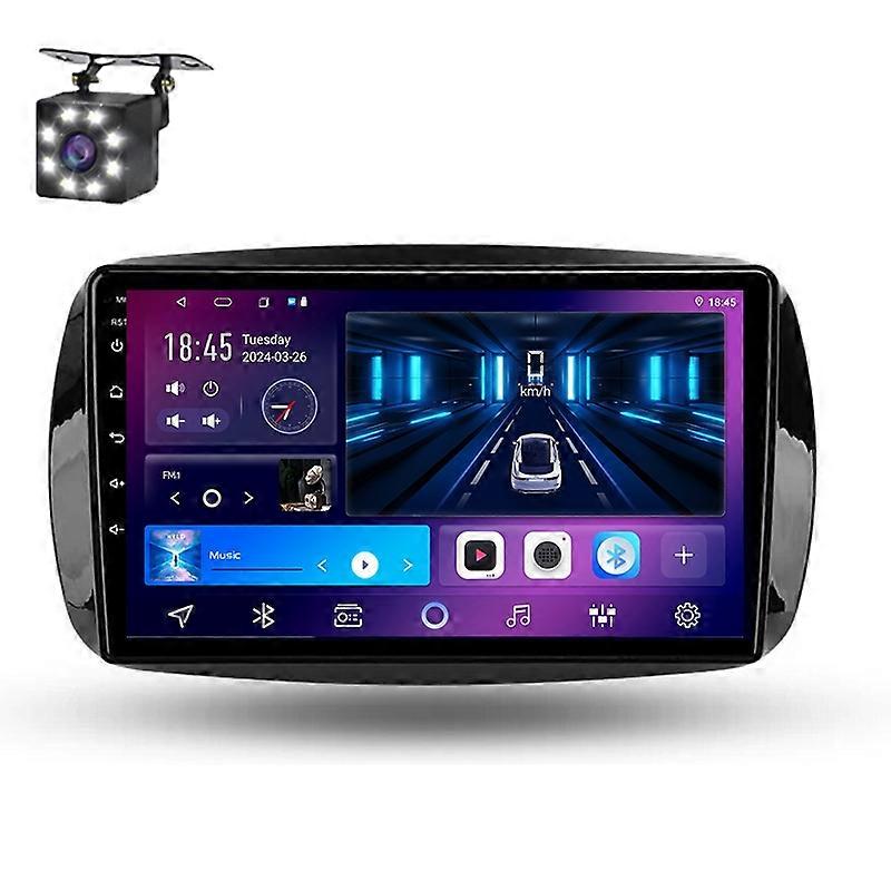Car Radio For Benz Smart Fortwo 3 C453 A453 2014-2020 Multimedia Video Player Carplay Navigation Aut