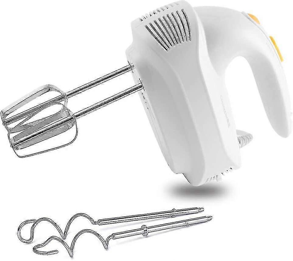 電動ハンドミキサー パワフル マルチパーパス - 泡立て器と生地フックを備えた静かな 5 速