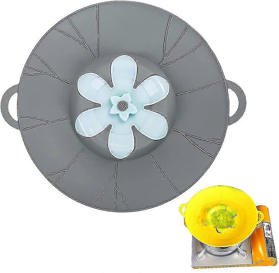 1 Piece Of Overflow Plug Cover, Suitable For Pan (Gray)