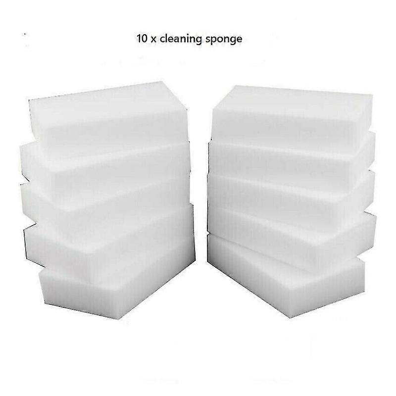 10pcs White Magic Sponge Melamine Cleaner Multi-functional Kitchen Bathroom Cleaning Tools