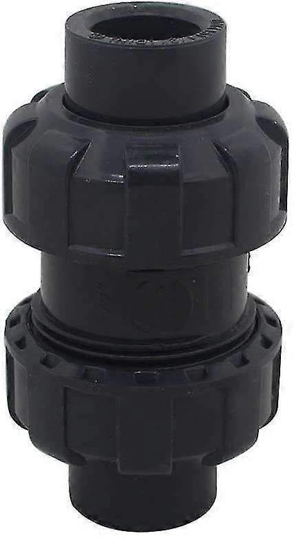25mm Ball Check Valve Swimming Pool Check Valve Anti Backflow PVC Valve Check Valve (Inner Diameter