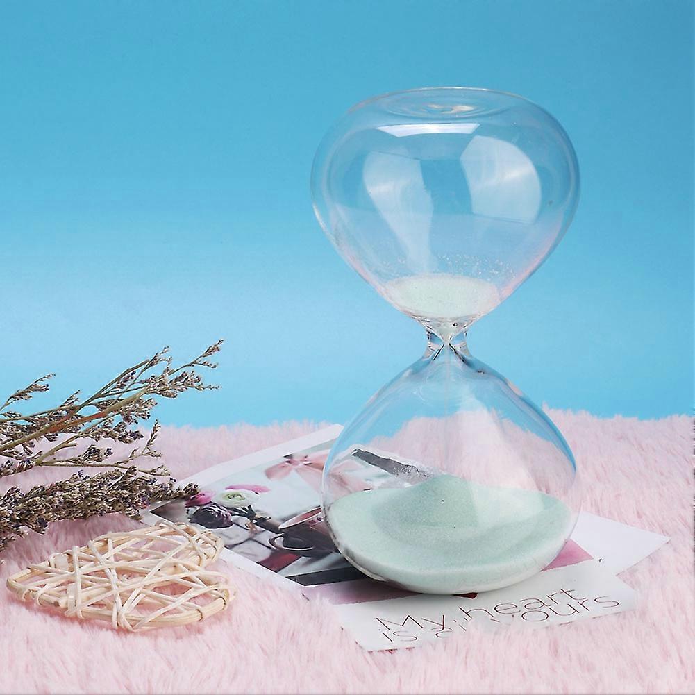 15 Minutes Hourglass Sand Timer Cylinder Shape Desktop Ornament Birthday Gift