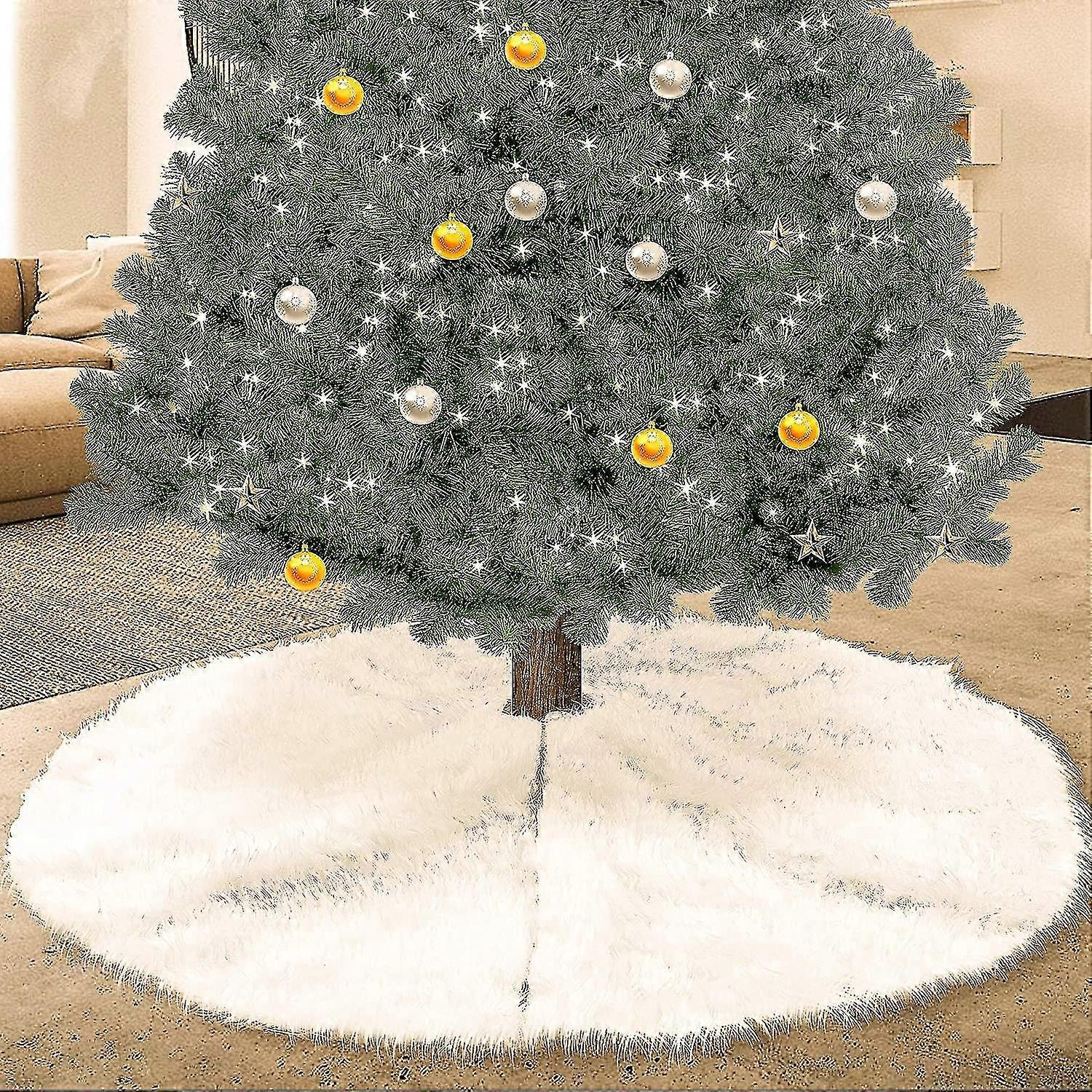 Christmas Tree Skirt Winter Christmas Tree Mat Holiday Party