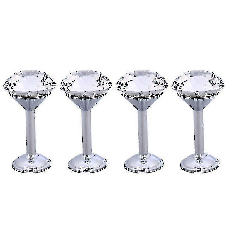 Diamond Wall Hooks - Set of 4