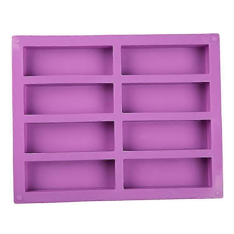 Rectangular Silicone Mould Soft Cake Baking Mould Mould Casting Mould(1 Pcs, Purple)