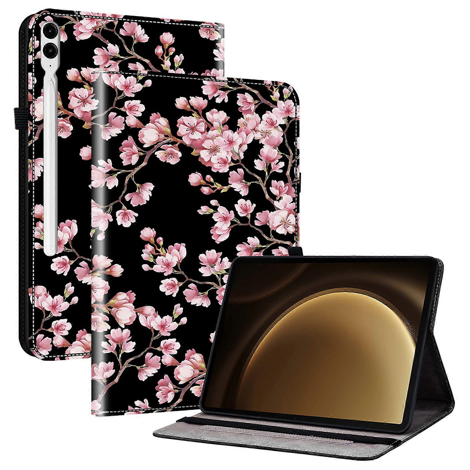 For Samsung Galaxy Tab S10+(Plus)/ S9+/ Tab S9 FE+ Case Flip Pattern Printing Card Holder Tablet Shell