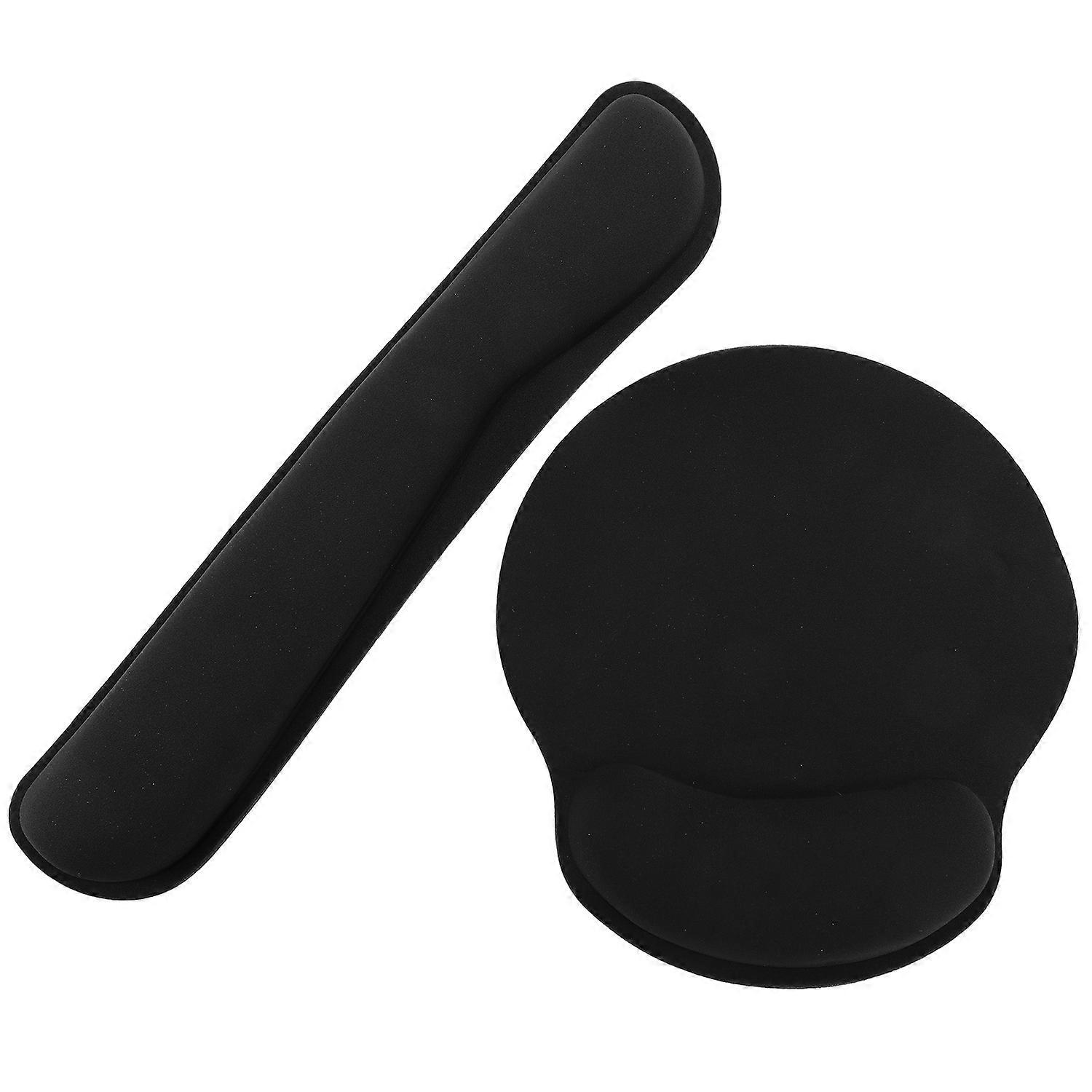 Mouse Mat Gaming Keyboard and Mouse Wrist Rest Mat Pad, Ergonomic Wrist Support Comfort Pad for Com