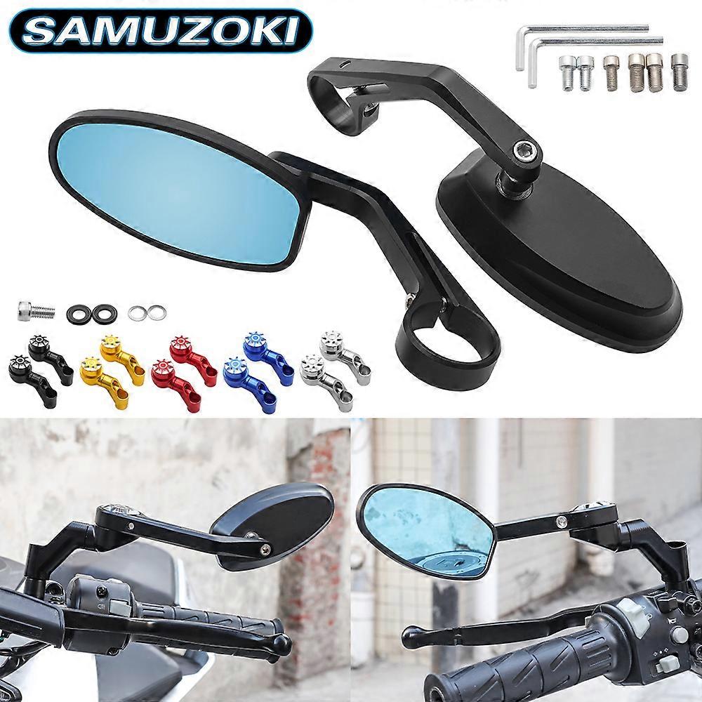 QX CNC Aluminum Motorcycle Rear Side Rear View Mirror Motorbike Scooter Street Bike Mirror For Honda CB1 CB92 CB125S CB160 CB300F