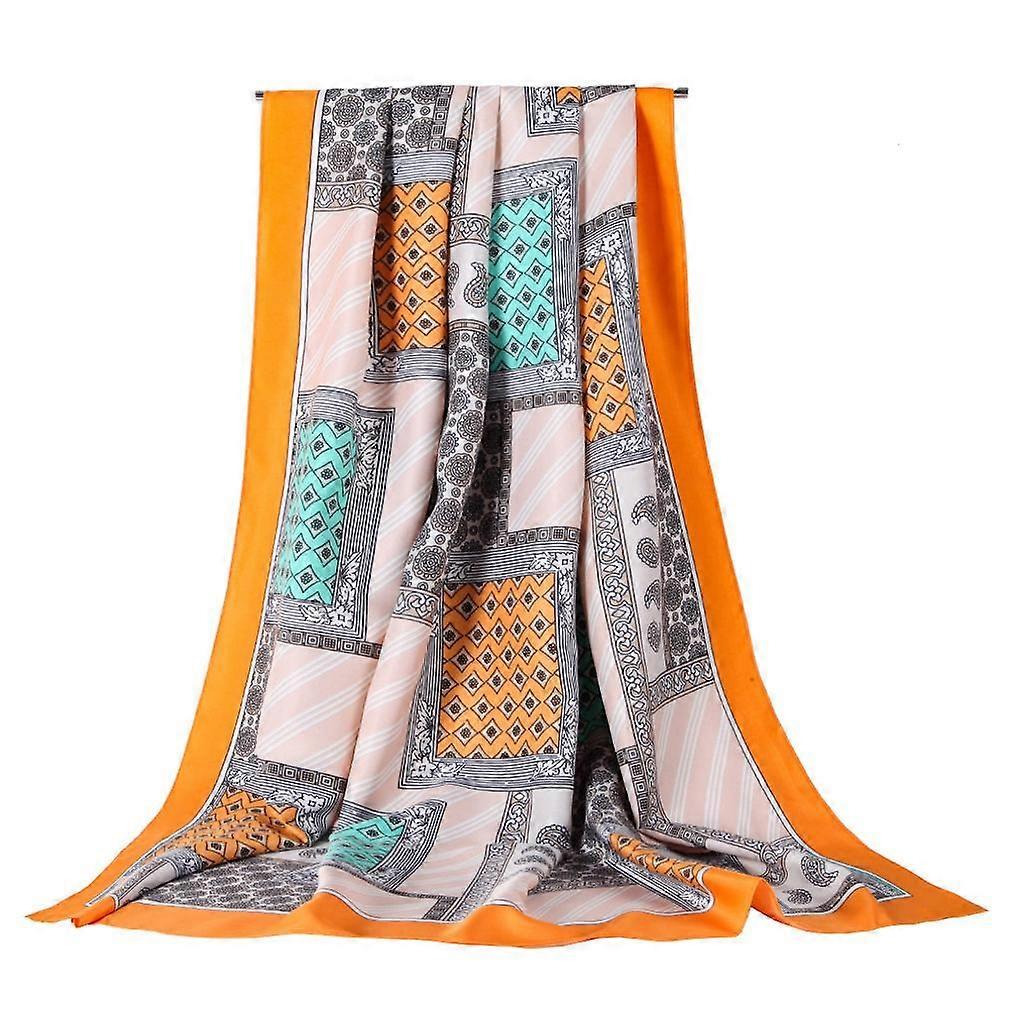 Spring And Autumn Printed Scarf Thin Wraps Fashion Polyester Scarf  for Lady