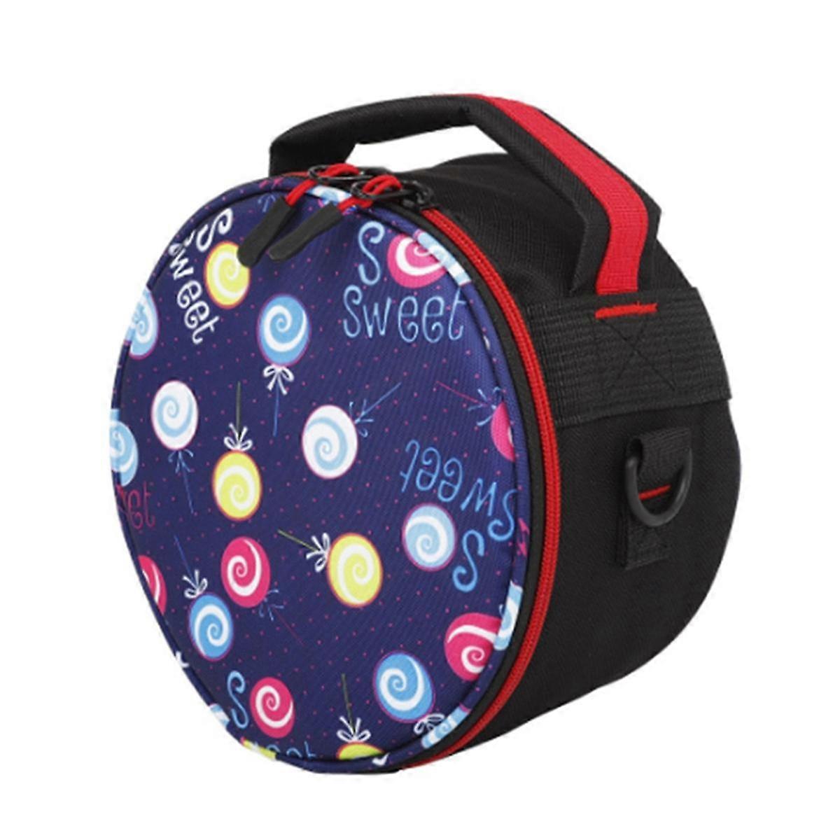 6Inch Empty Hand Drum Bag Single Shoulder Backpack Colorful Sound Healing Drum Storage Bag