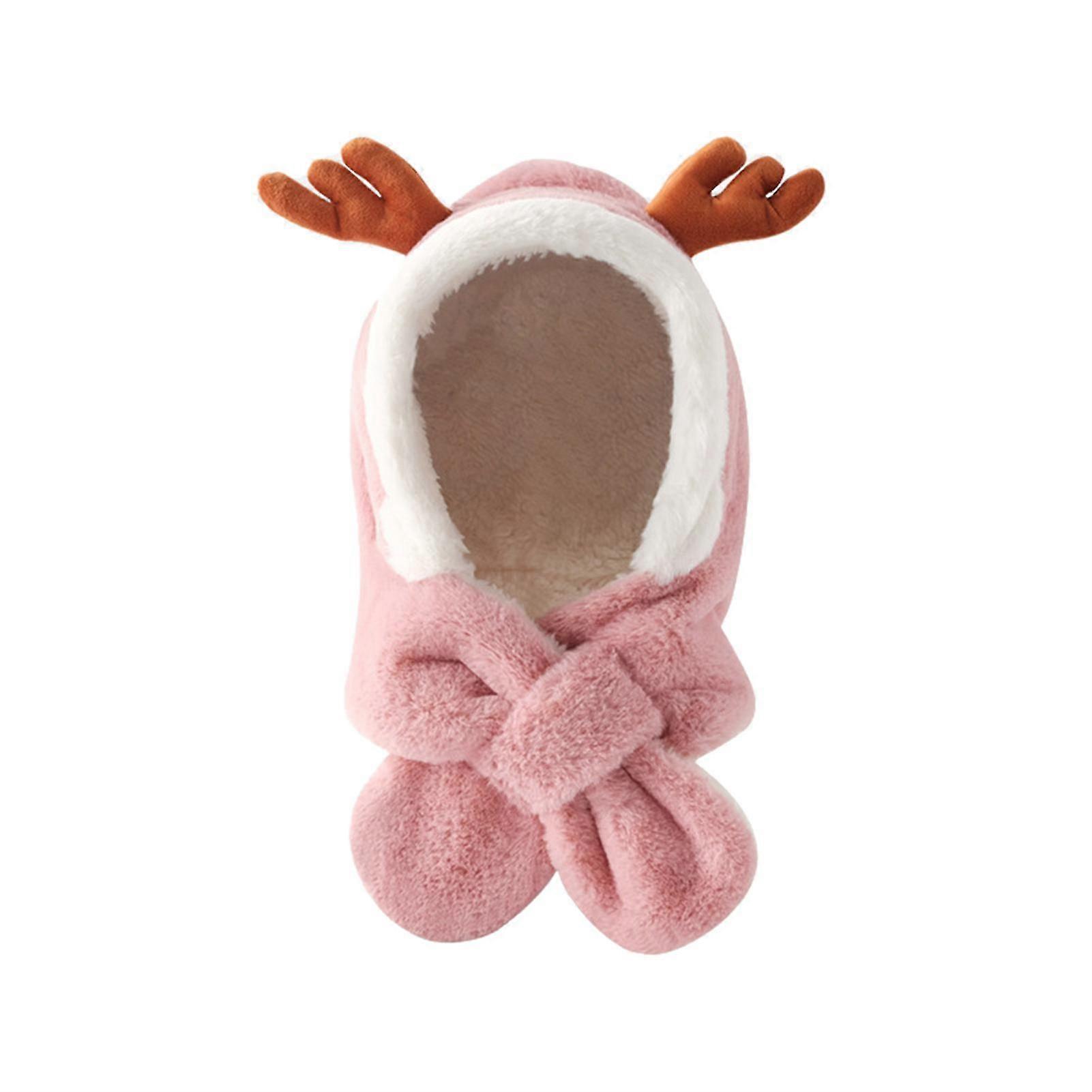 Adjustable Tight Baby Hat Cute Little Ree-dimensional Antler Ears For Keeping Warm Head Protection