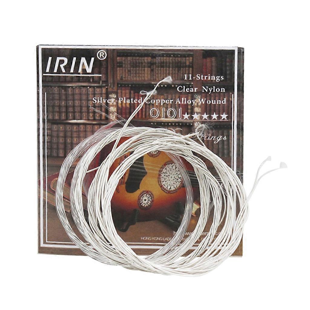 OUD Strings Clear Nylon Silver-Plated Copper Alloy Wound Oud Strings Replacement