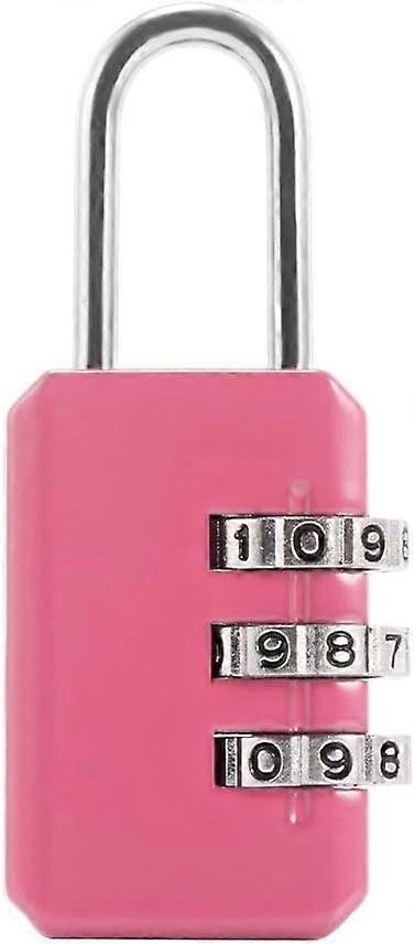3 Digits Dial  Luggage Suitcase Password Lock Code Padlock  Environmentally Friendly and Practical Design