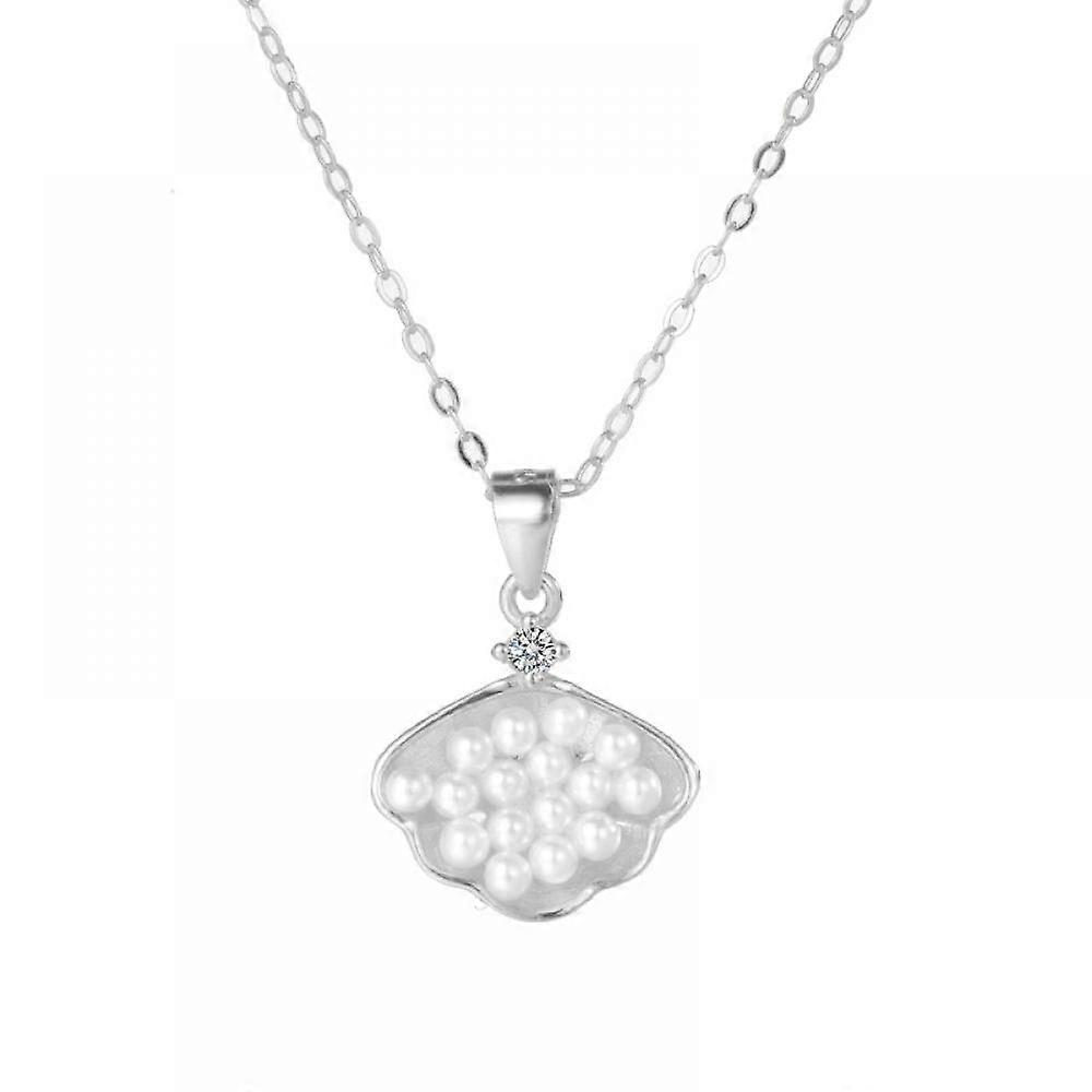 Rose Gold or Silver Satellite Shell Necklace