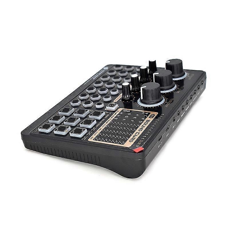 Portable Live Sound Card External Sound Mixer Board for Live Streaming Karaoke