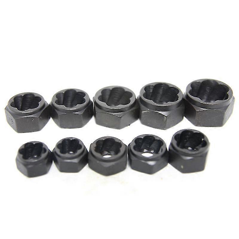 10pcs Damaged Nut Remover Stud Extractor Set Metric Broken Removal Kit