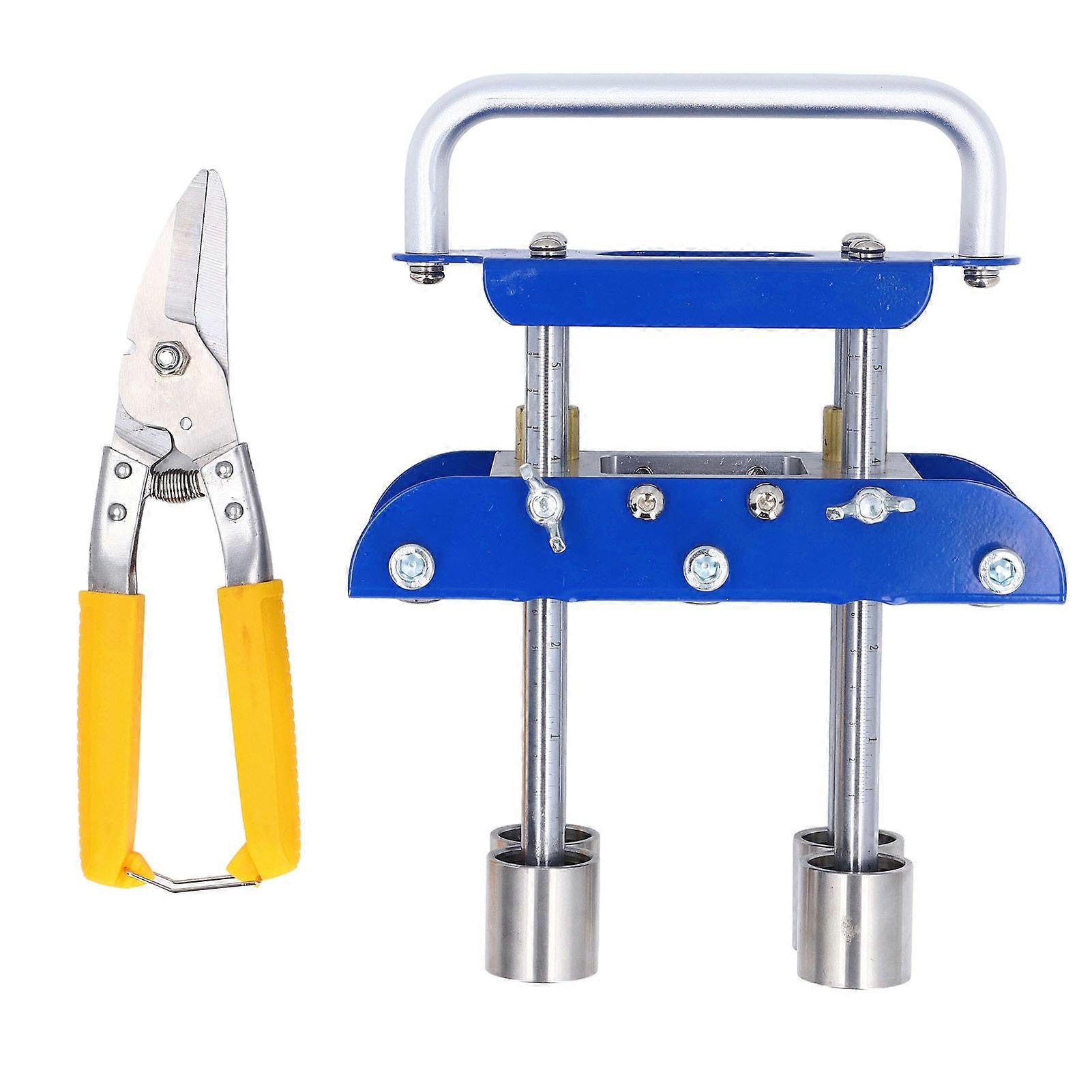 3 Station Edge Roller with Shears Sheet Metal Manual Tool 0‑90 Degree Angle Roll Bending Machine for Roofing Materials 