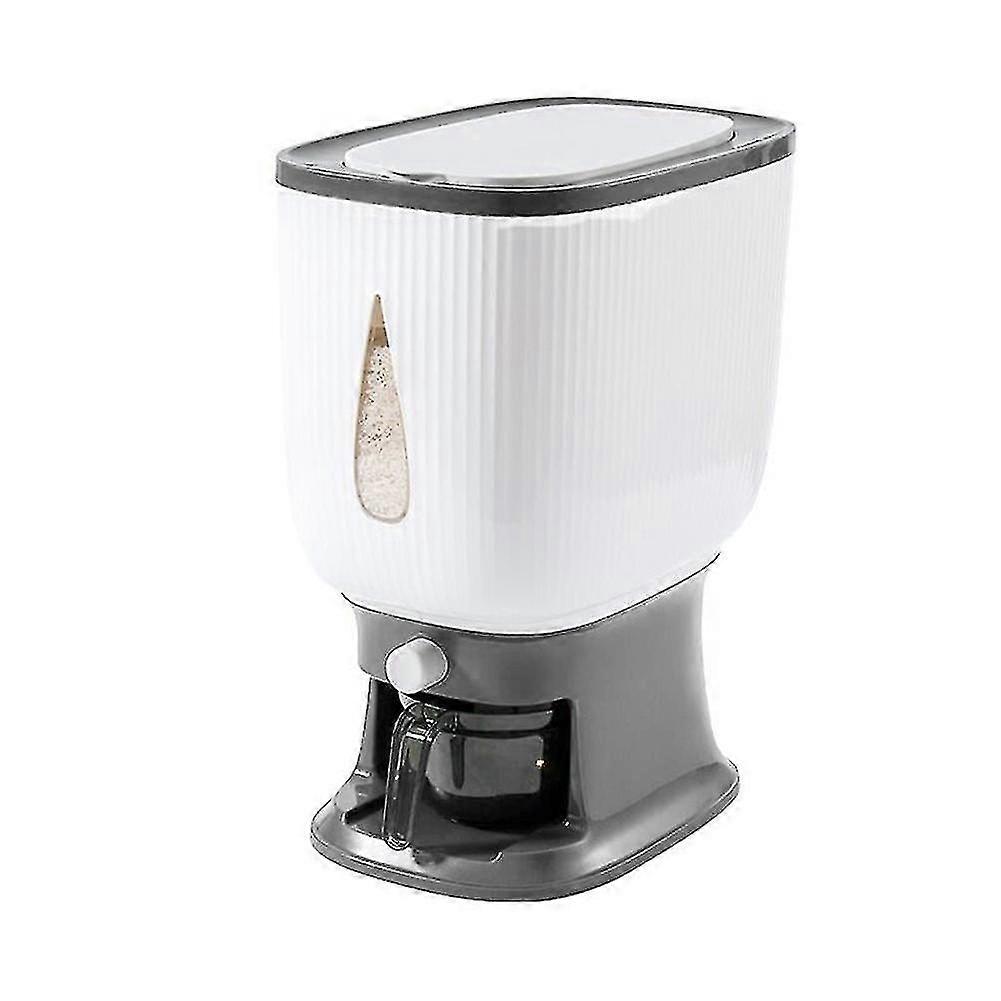 10kg automatisk risdispenser med skyllekopp smart risdispenser rislagring risbøtte