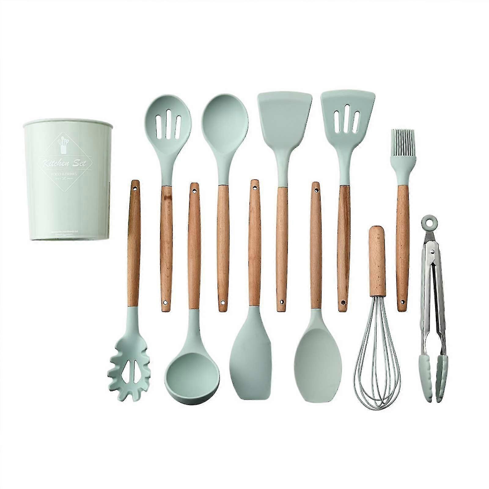 Ing Utensils Set Kitware Sets Restnt 11pcs/set Nonstick Stora El Ware Sets