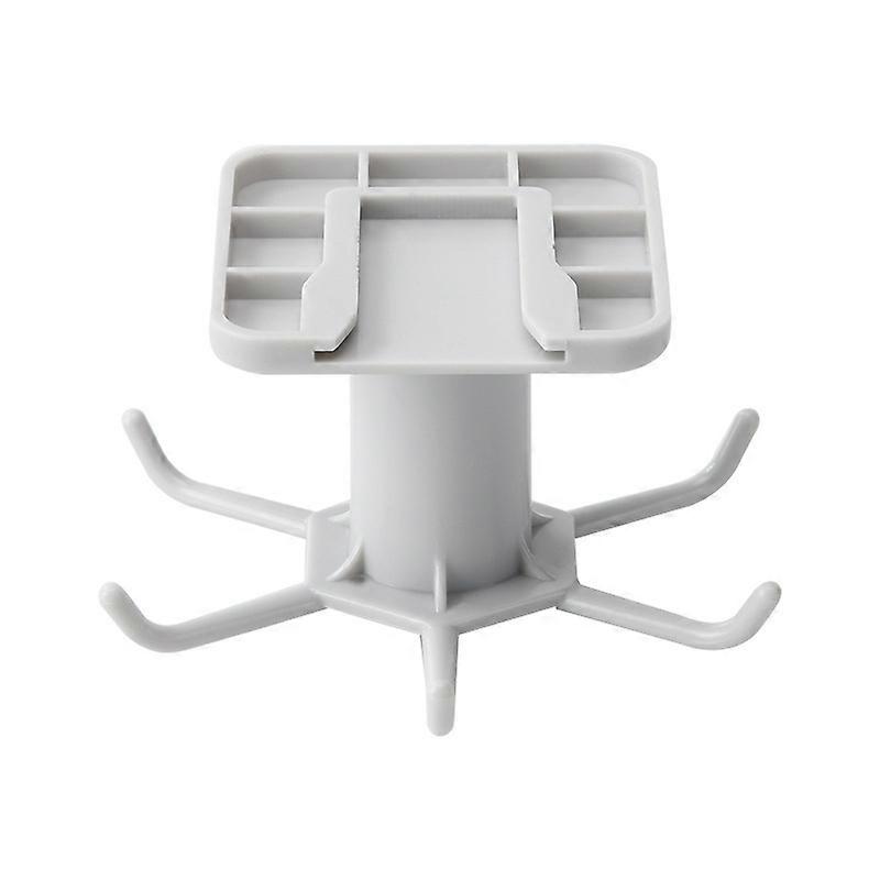 Utensil Holder Hook with 6 Hooks (Grey)