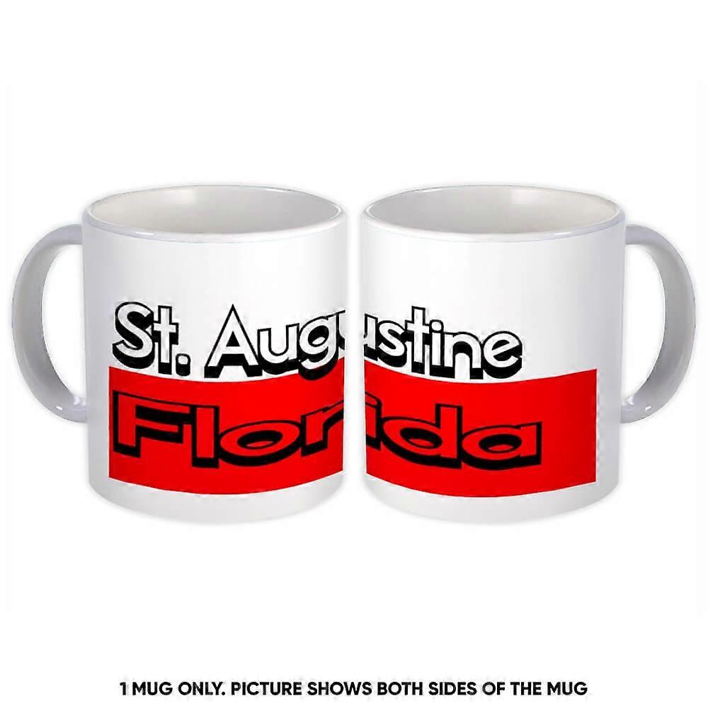 Cană cadou: St. Augustine Florida Rectangle