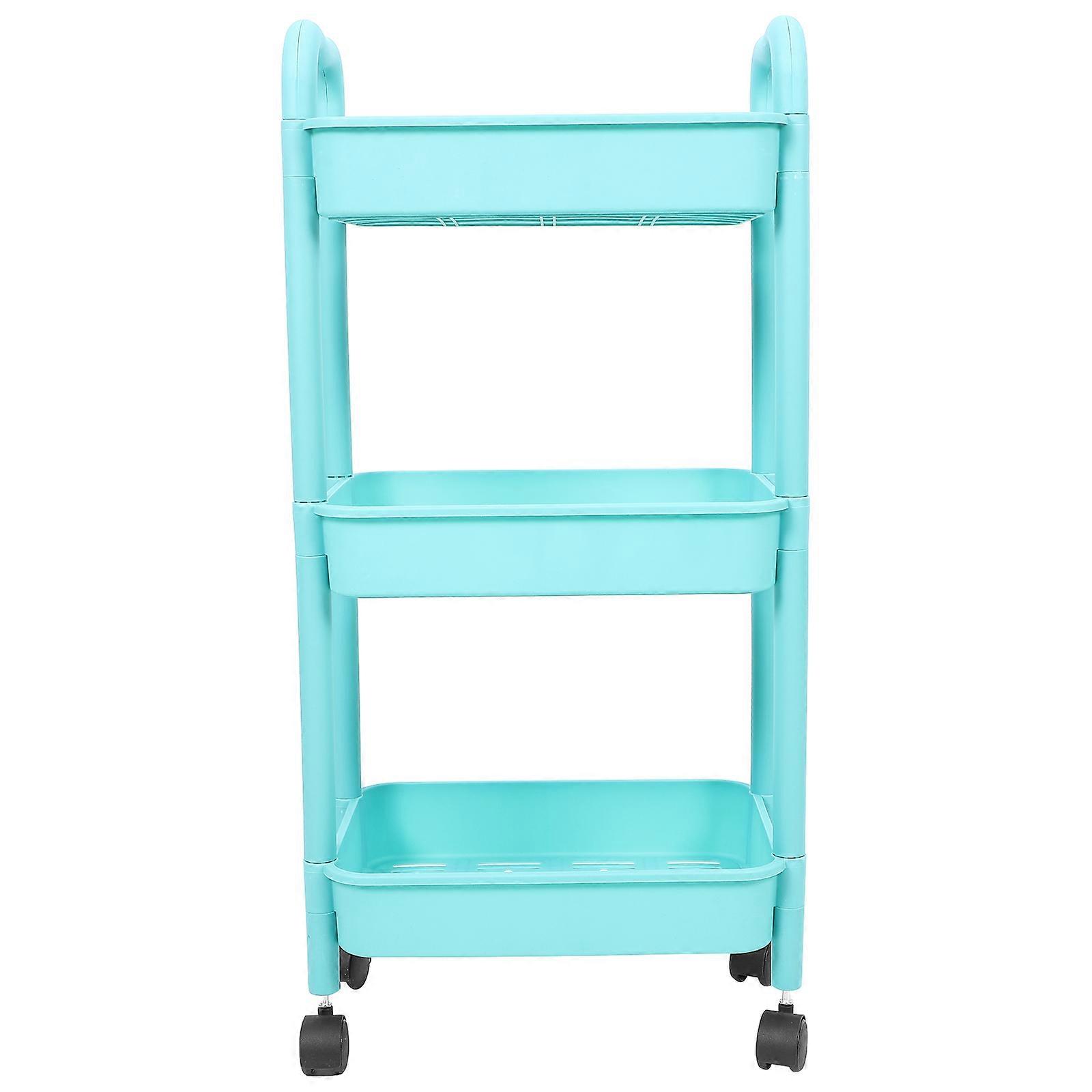 Movable Rolling Organizer 3-layer Rack Multi-Purpose Organizer Rolling Shelf