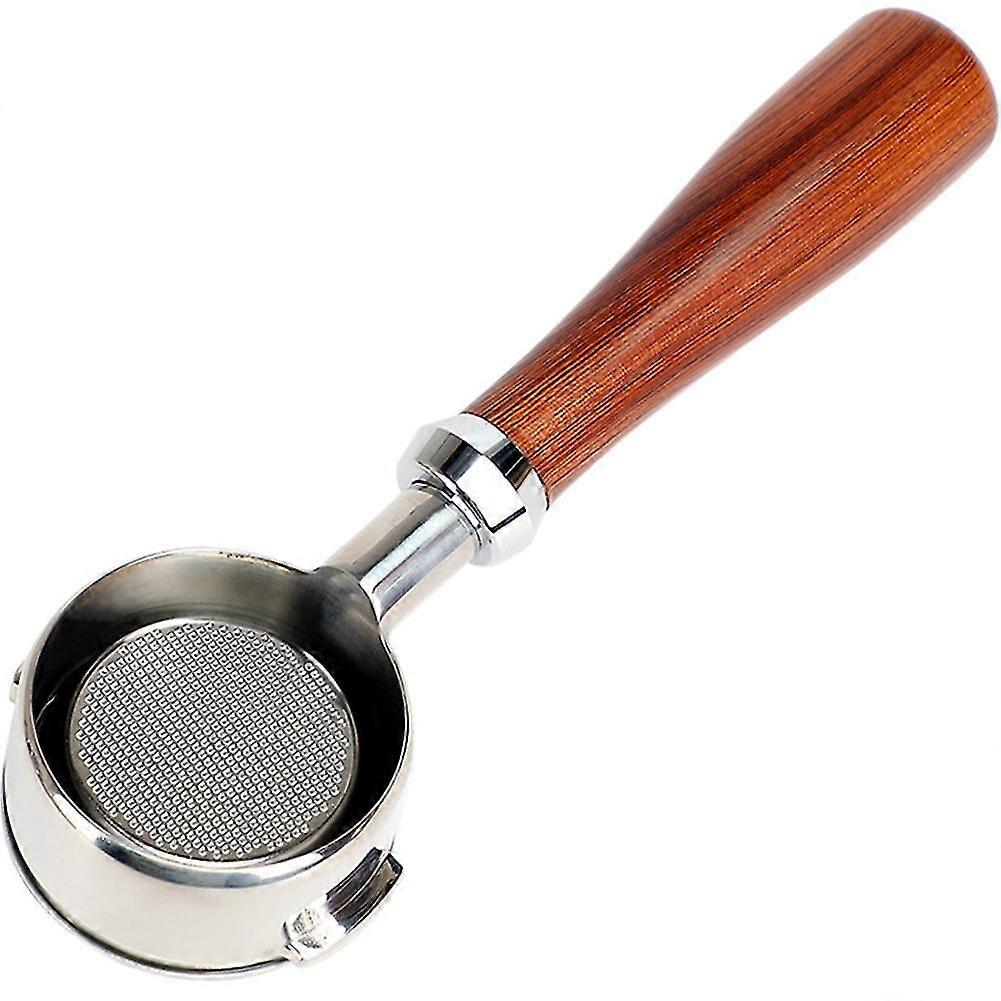 Coffee Bottomless Portafilter Coffee Machine Wood Handle Filter Coffee Accessories for Welhome