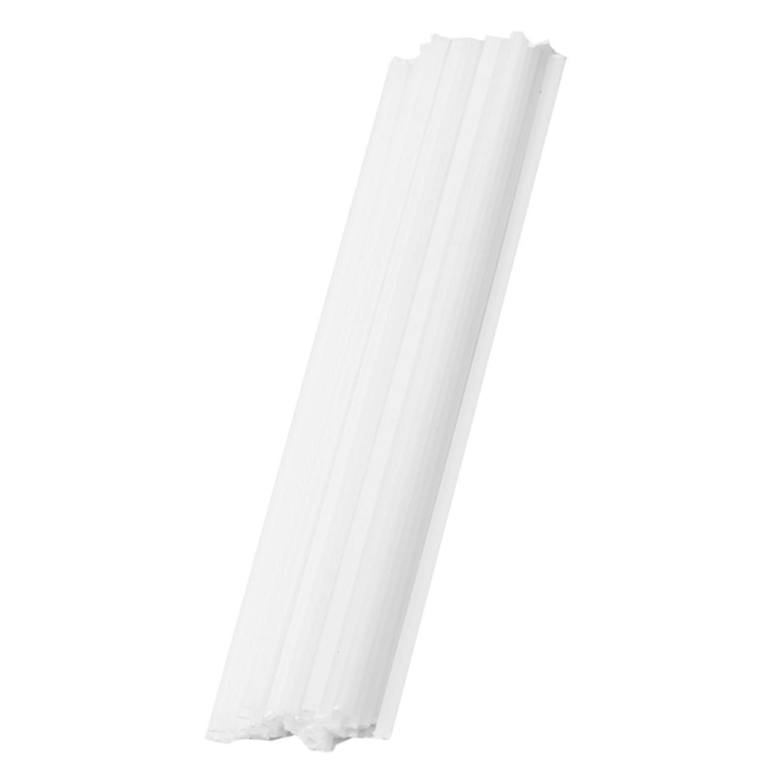 50 PCS PP Plastic Welding Rods Low Density Polypropylene Flat Rods for Car Bumper Plastic Pipe Car Baffles (25cm / 9.84in)