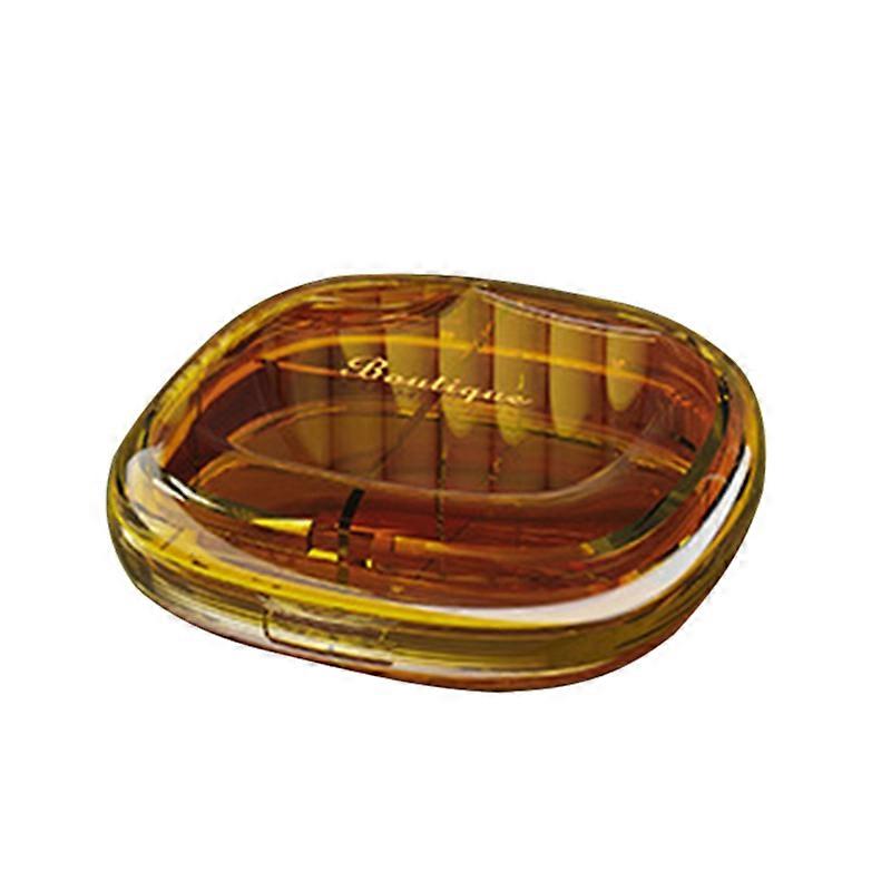 Mini Pill Box Transparent Lid 4/6 Compartments Large Capacity Multifunctional Portable Plastic Sealed Box Jewelry Capsule Container for Fish Oils Tabl