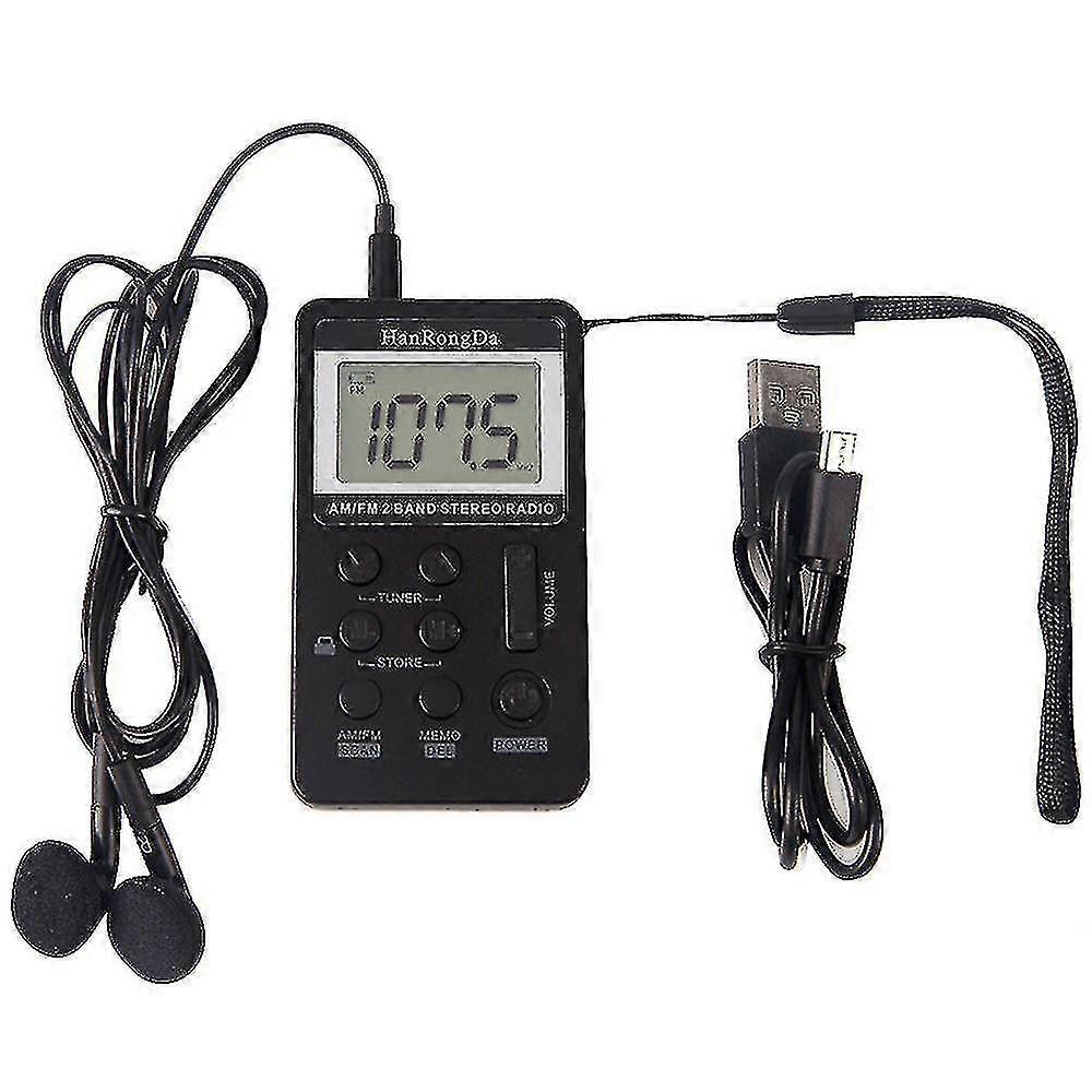 Portable Radio Mini Radio Pocket Am Fm Personal Radio Dsp Digital Tuning Stereo Radio Mini Receiver
