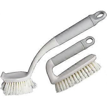 Borstenbürste, 2er-Pack Cleaning Bru zum Reinigen von Peeling Bru