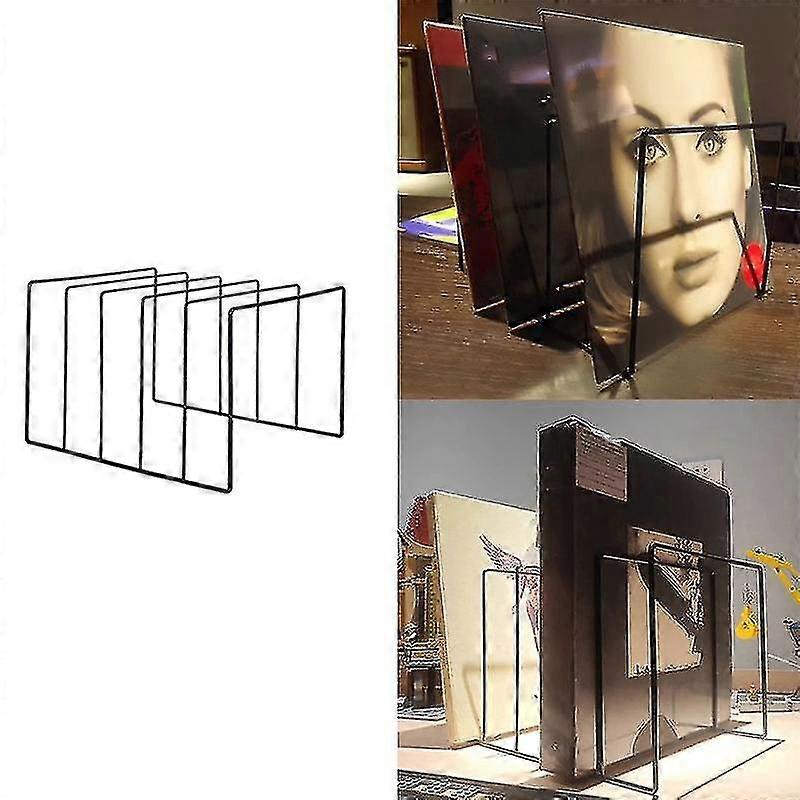 Metal Vinyl Record Display Shelf Turntable Storage Shelf Exhibit