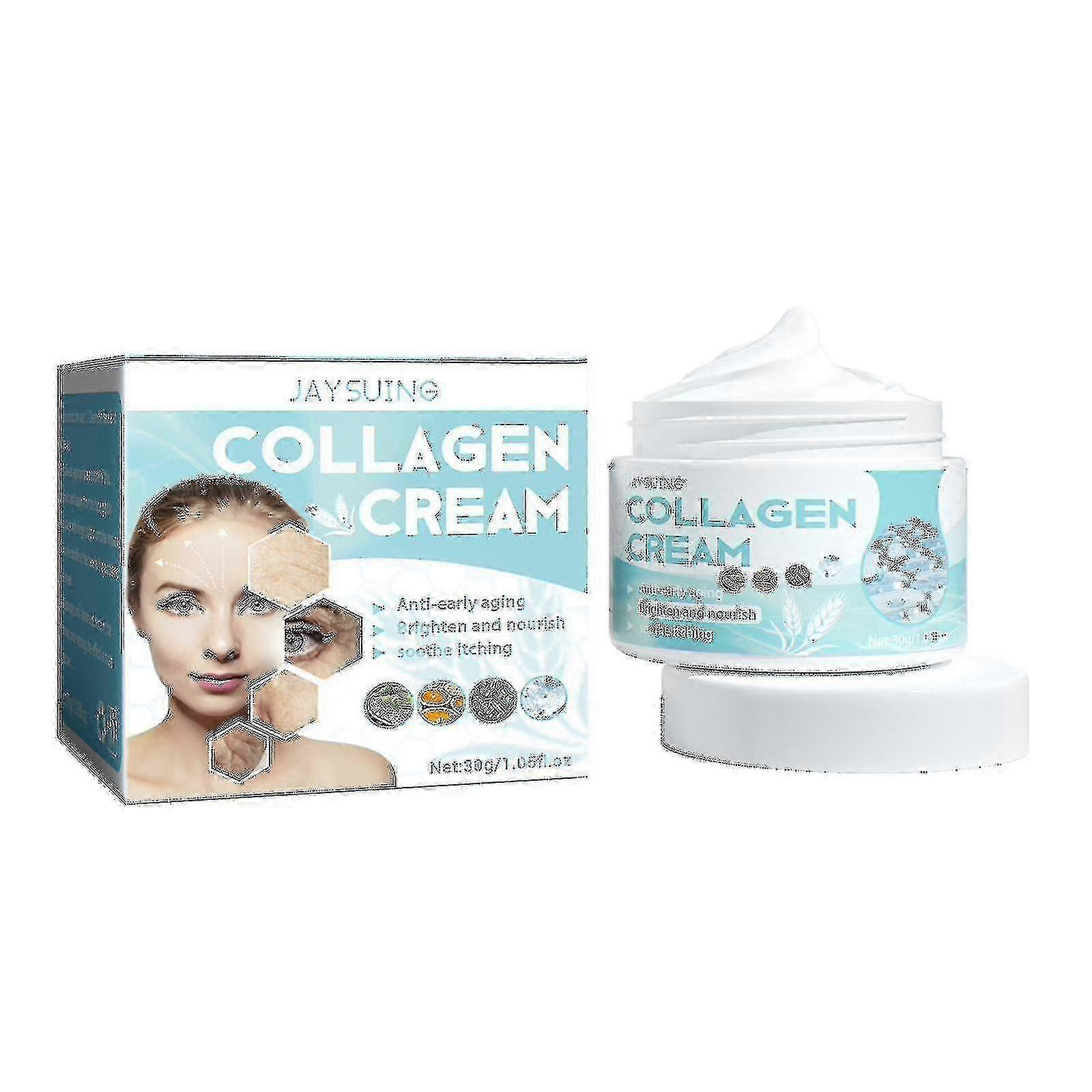 Renekton Jaysuing קרם קולגן ממצק אנטי אייג'ינג קרם לחות לחות לעור | |