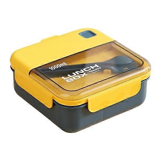 1 Set Lunch Box Compartment Design Large Capacity Food Grade Smooth Surface Microwaveable Bento Box