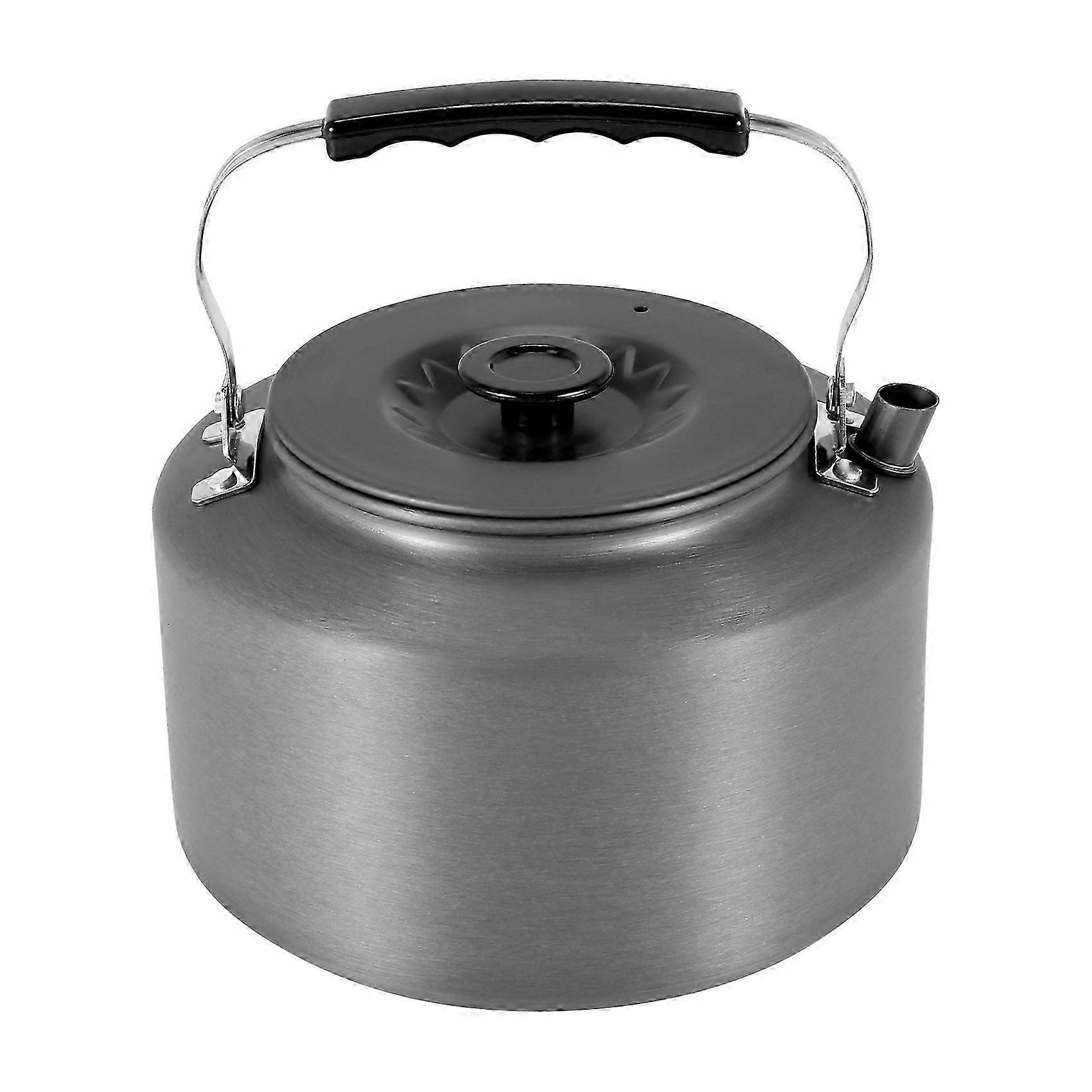 غلاية التخييم 2.0 لتر إبريق شاي قهوة مفتوح لنار المخيم تسخين سريع في الهواء الطلق رائع لغلي الماء الترا