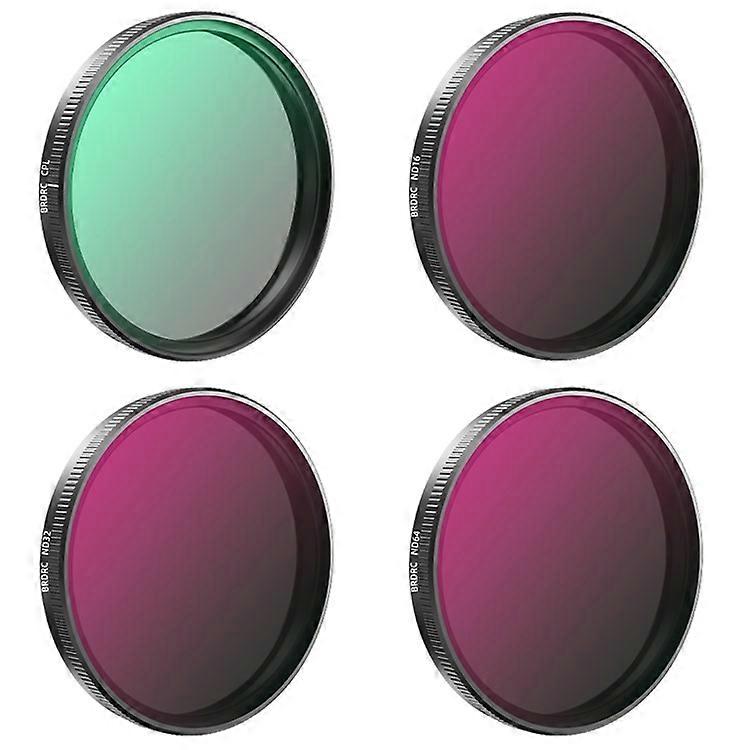 BRDRC CPL+ND16+ND32+ND64 Filter Kit Compatible For DJI Osmo Action 5 Pro / 4 / 3 Sports Camera Filters