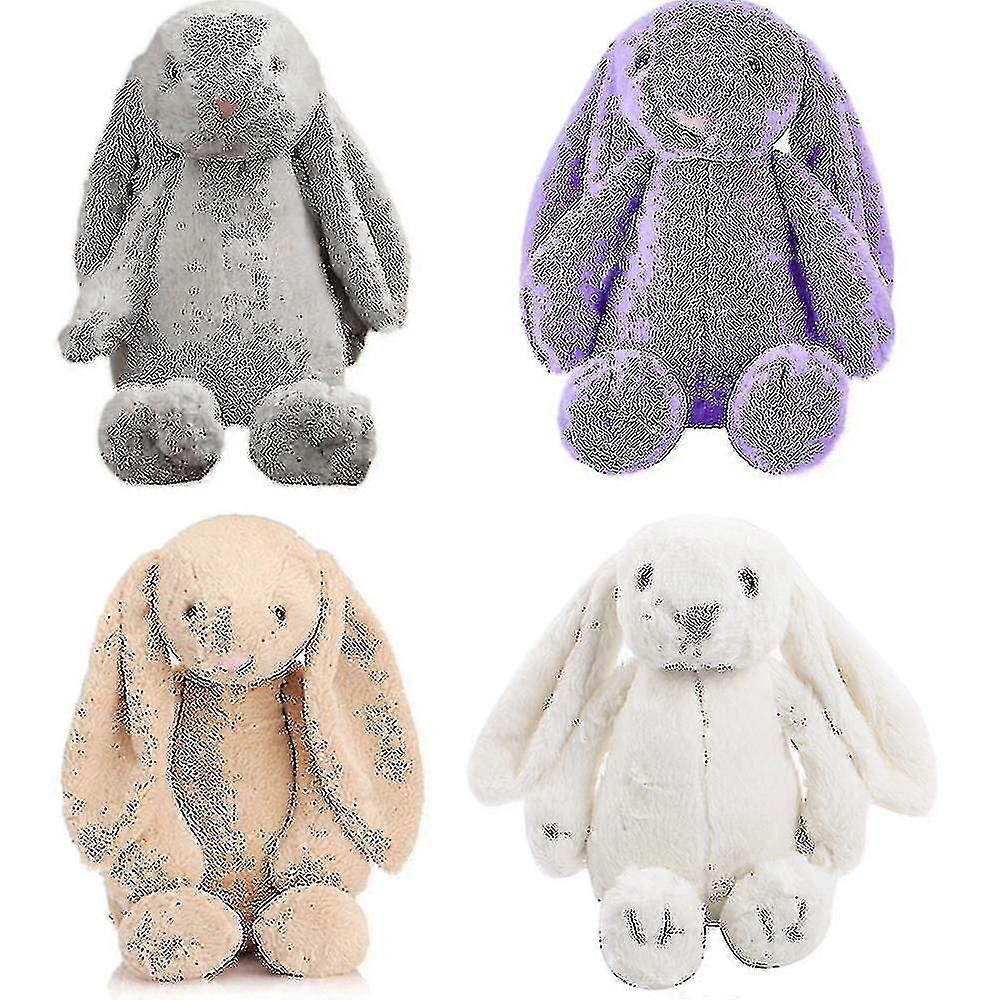 ぬいぐるみバニーぬいぐるみウサギおもちゃふわふわ柔らかい耳の人形かわいいバニーソフトぬいぐるみウサギぬいぐるみキッズイースター Gift_sipin