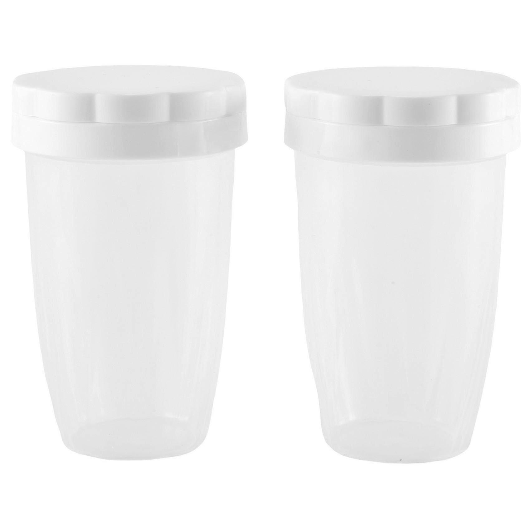 2 Pcs Icing Sugar Shaker Flour Shaker With Lid For Cocoa Shaker Powder Flour Spice Cake Baking Flou
