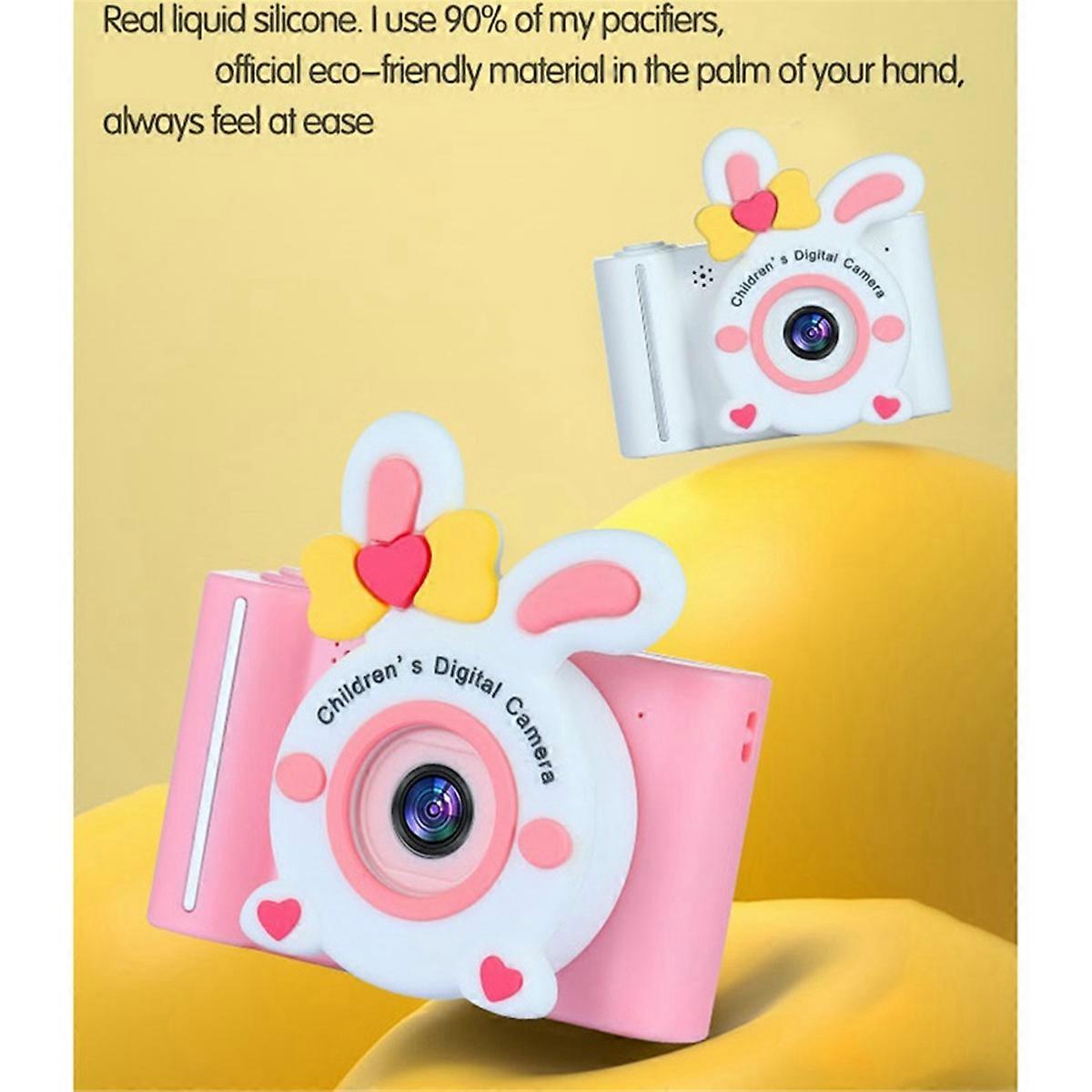 A16S HD Dual Lens 4000W Pixel Front Rear Dual Camera Without Memory Card Li-Ion Battery Children's Camera,Yellow