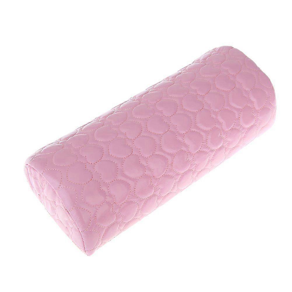 manicure tool hand-rest Cushions Holder Professional soft sponge Armrest rest cushion (pink)