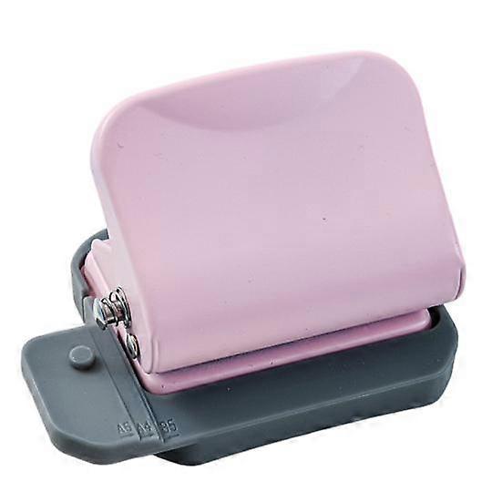 Hole Puncher Powerful 6-Hole Punch with Paper Scraps Storage Easy to Use Non-Slip Plastic Design Multifunctional B5 Loose-Leaf Book Punching Machine